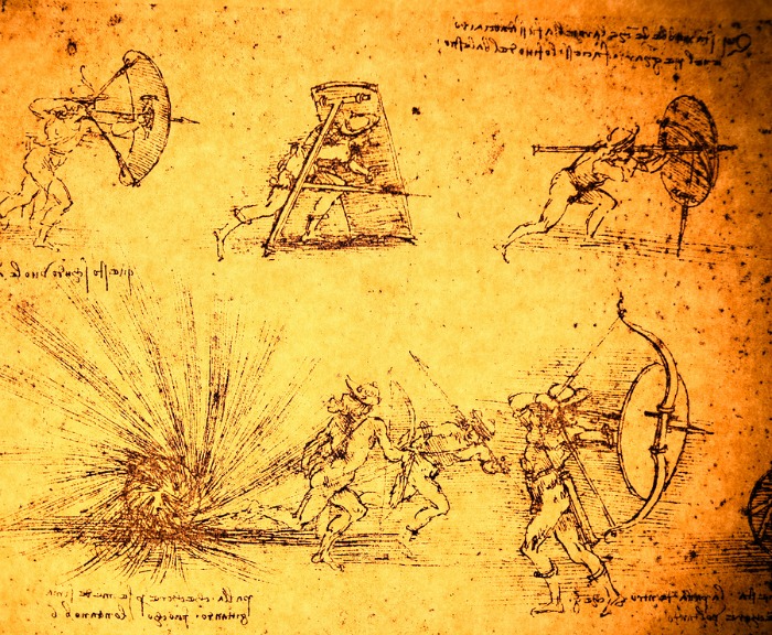 Elementos básicos que usaba Leonardo da Vinci para sus dibujos