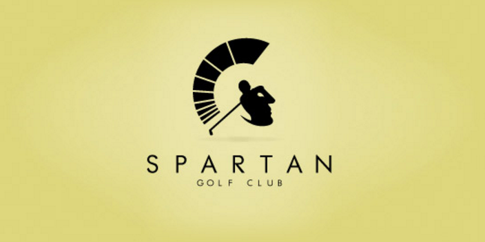 the-face-of-the-spartan-warrior-is-a-golfer-taking-a-swing