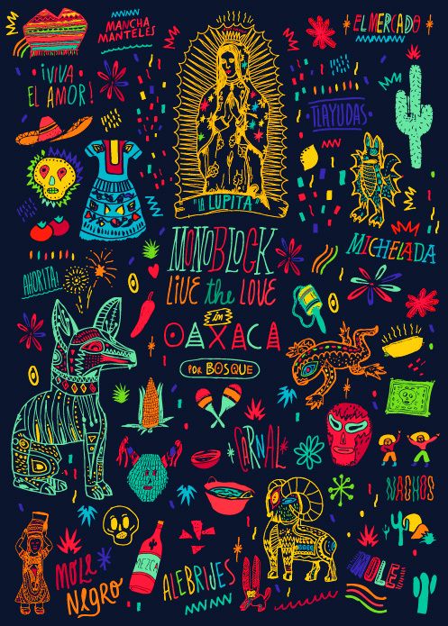 segmento es bonito Atajos 10 ilustraciones con detalles mexicanos | Paredro