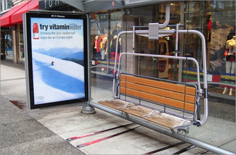 ski lift bus stop