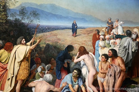 Scene in Appearance of Christ to the People