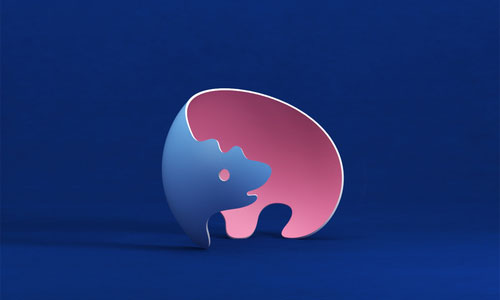 3d_2d_bear_logo-design