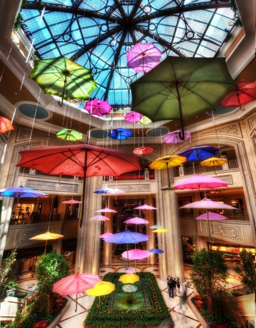 Umbrellas at the Shoppes at the Palazzo