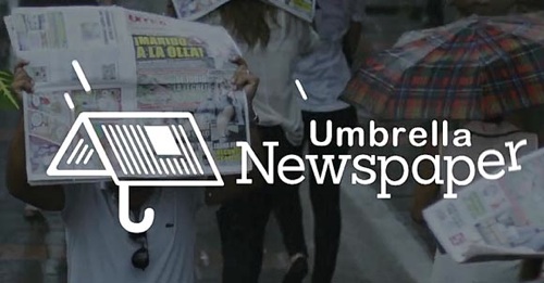 umbrela-newspaper