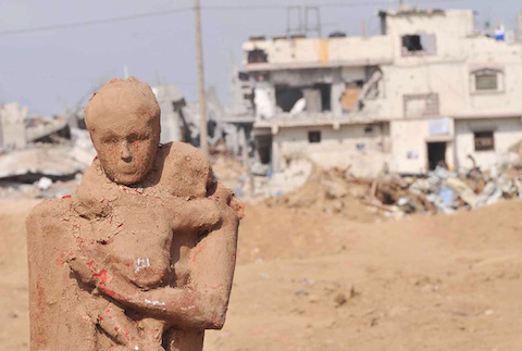 palestinian-artist-gaza-clay-sculptures-displacement-destruction-designboom-041