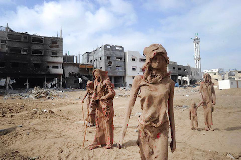 palestinian-artist-gaza-clay-sculptures-displacement-destruction-designboom-071