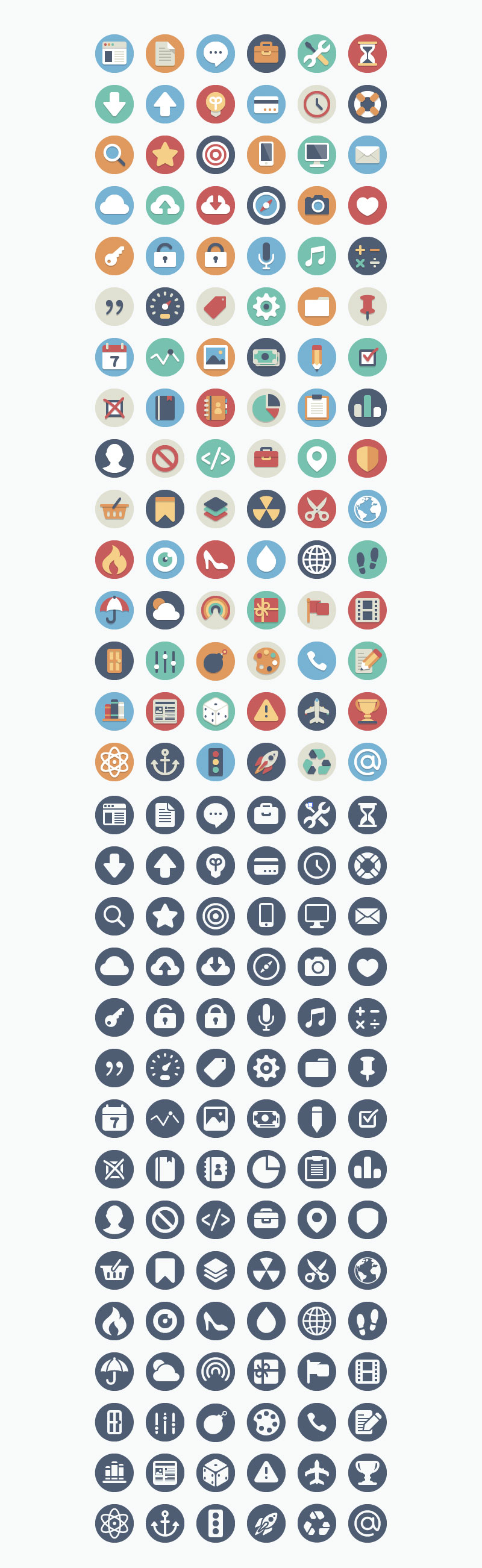 180-Free-Beautiful-Flat-Icons