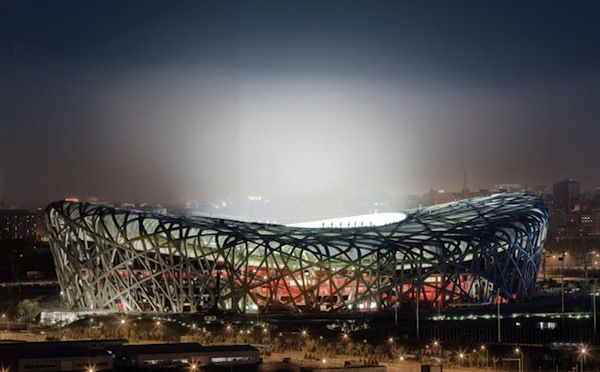 Foto estadio olímpico en Beijing.