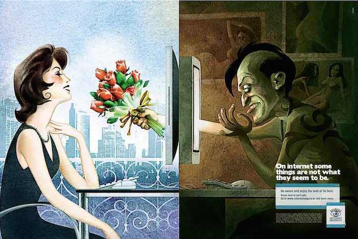CAMPAÁ SOCIAL On internet, something are not what they seem
