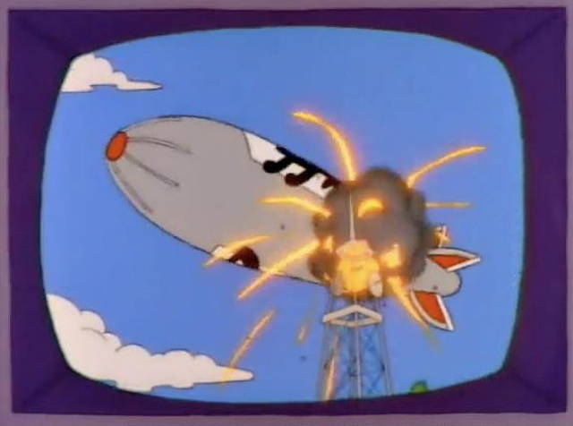 THE SIMPSONS Hindenburg disaster in 1937 01