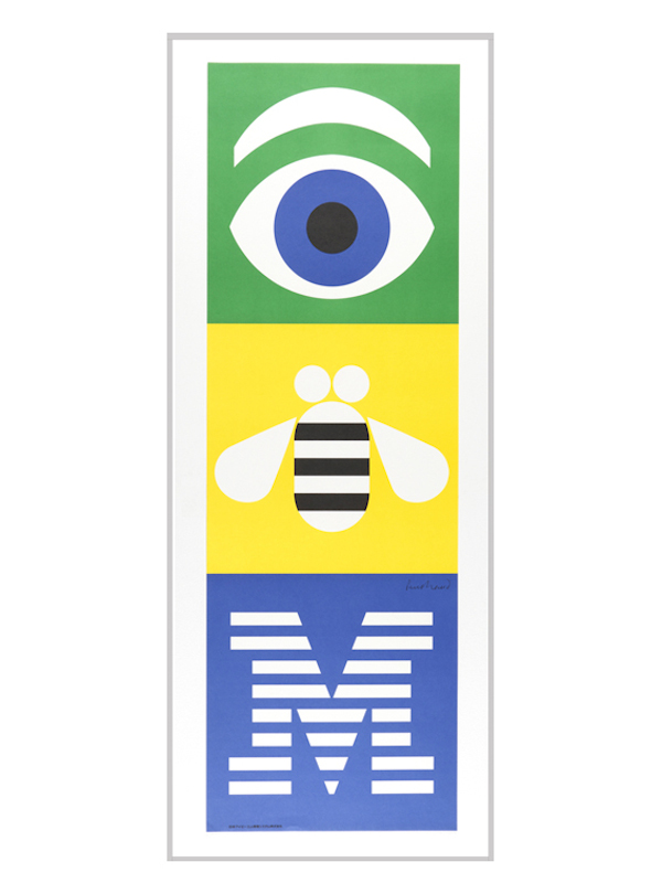 Cartel creado por Paul Rand, “Eye, Bee, M de 1992 para IBM.