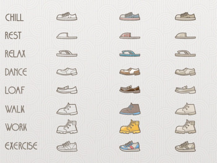 SHOES ICONS 01