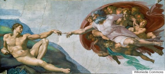 CENSURA Michelangelo, The Creation of Adam