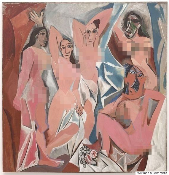 CENSURA Pablo Picasso, Les Demoiselles d’Avignon
