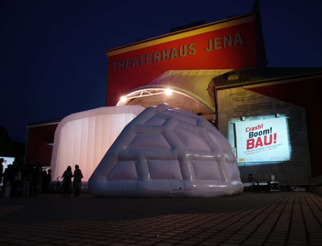 INFLABLES Dragonfly Inflatable Pavillion by Ioanna Symeonidou, Jena, Germany