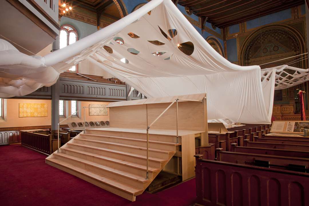 INFLABLES Newport Congregational Church- Soft Interventions by RISD Interior Architecture, Newport, R.I.