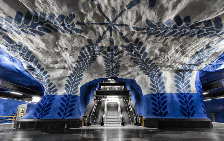 MESTRO T-Centralen Station, Stockholm, Sweden