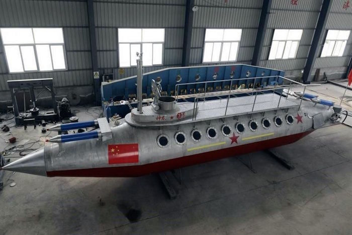 CHINA Este submarino casero, creado en 2014, se llama 'Shenlong-3' y pertenece a Zhang Junlin, de 62 años.
