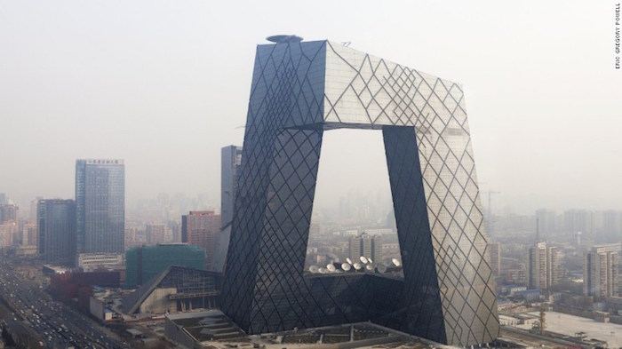 ARQUITECTURA CHINA Torre de CCTV, de Ren Koolhaas, Pekín