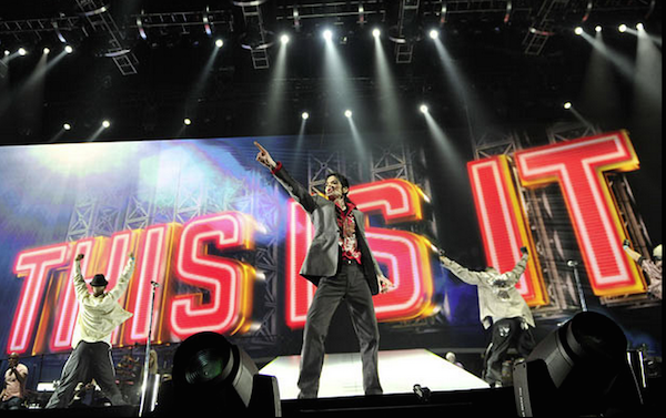 Michael Jackson ensayando para la gira que nunca presentó, 2009.