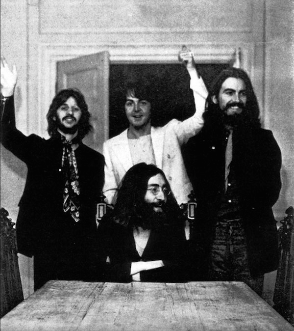 No morirían aún, pero esta es la última toma de los Beatles como banda, 1970. 