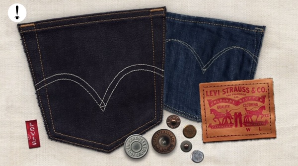 Iconos del diseño de los jeans.