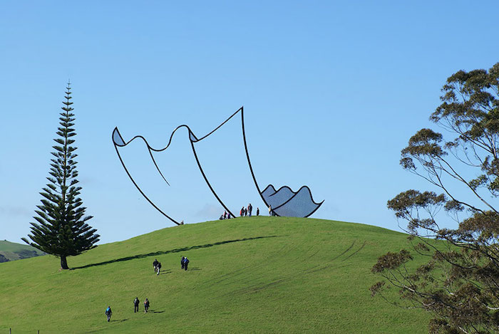 FOTO Escultura en Nueva Zelanda