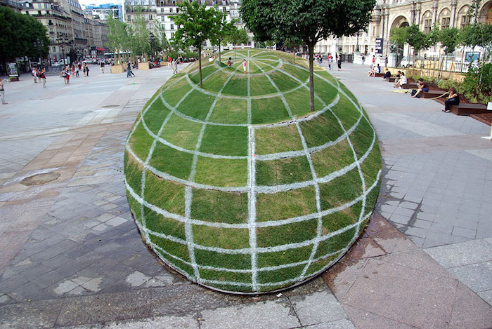 FOTO Ilusión de hierba, París