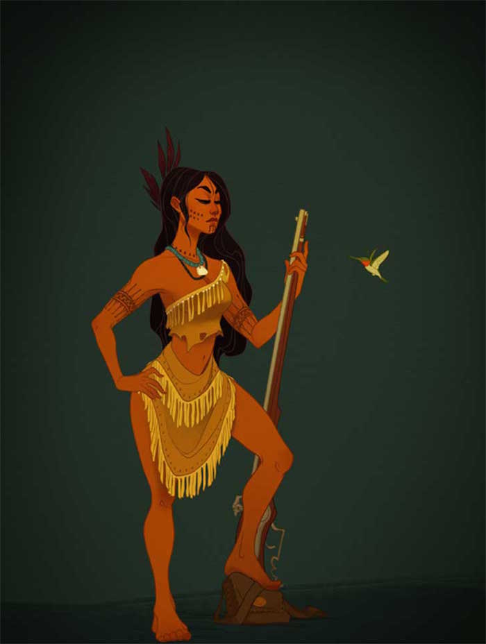 Pocahontas, siglo XVII