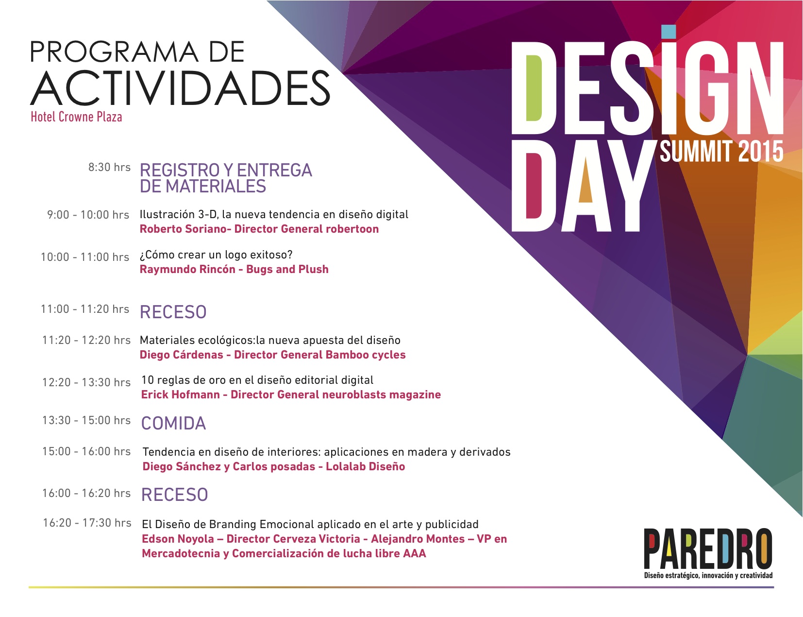 Programa Design Day