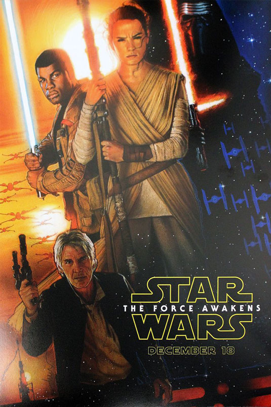 Cartel previo de Star Wars : El despertar de la fuerza