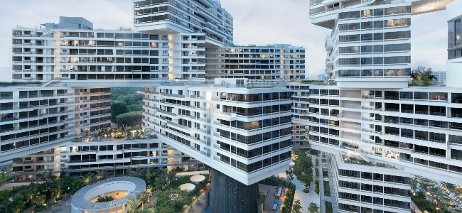 Edificio Mundial del ganador Año- El entrelazado : Singapur : OMA : Ole Scheeren