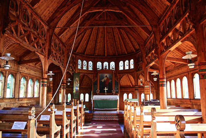 Frozen – Iglesia de madera de San Olaf, Balestrand, Noruega 02