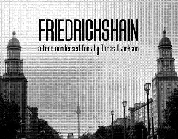 Friedrichshain+free+fonts
