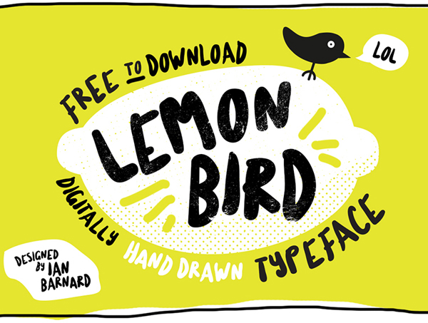 Lemon+Bird+free+fonts