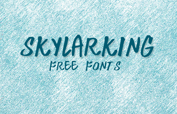 Skylarking+free+fonts