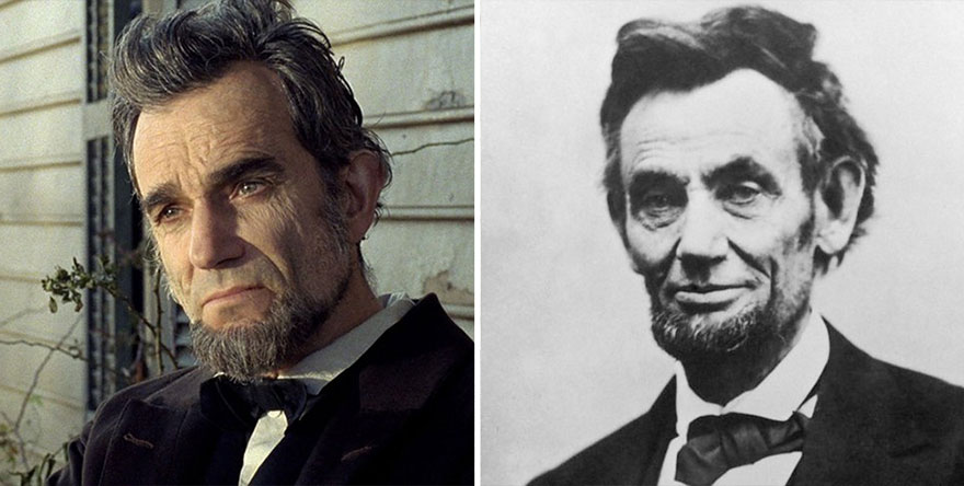 Daniel Day-Lewis como Abraham Lincoln