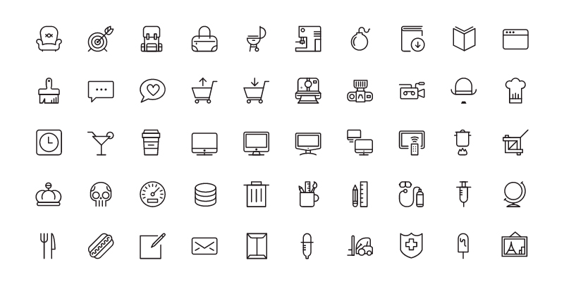 mobile-vector-icons-collection