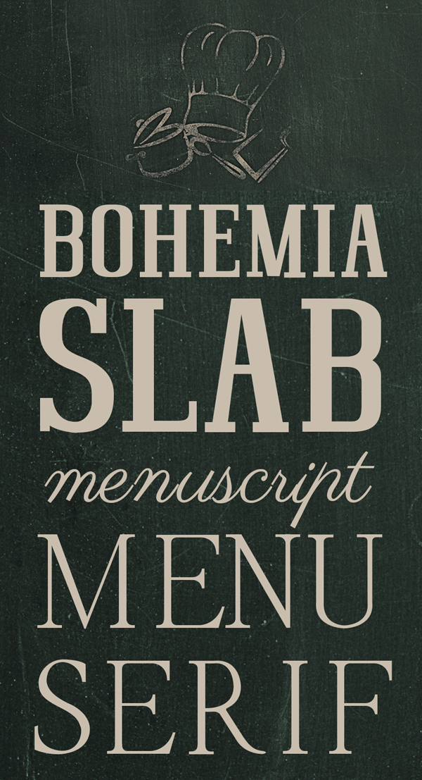 Bohemia+SlabSerif+free+fonts