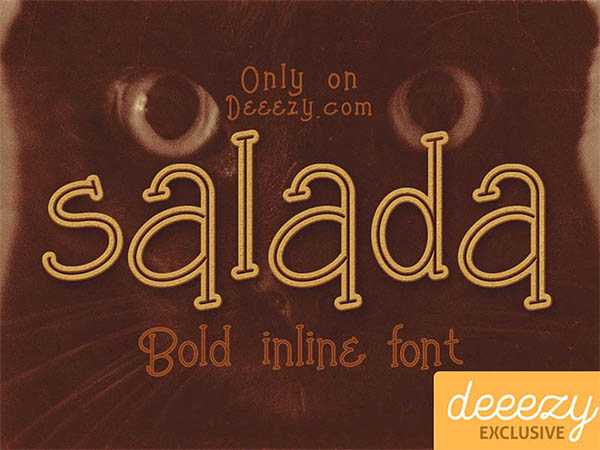 Free-Font-Salada-Bold-Inline