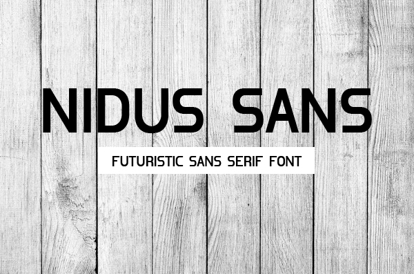 Nidus+Sans+free+fonts