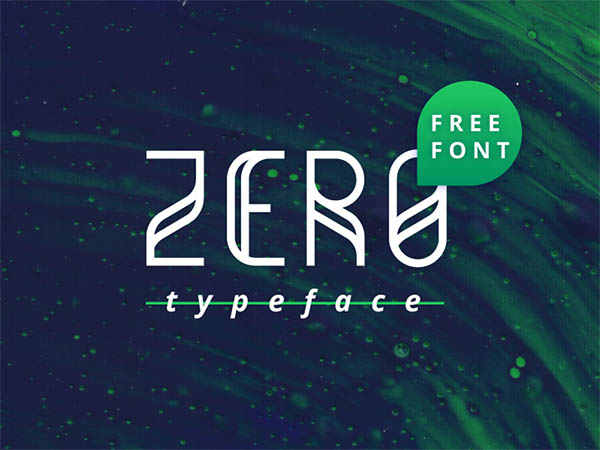 Zero-Free-Typeface