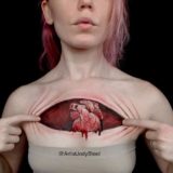 15 body paint hiperrealistas de Jody Steel, la artista que sorprendió en redes sociales