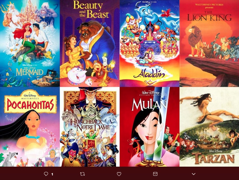 Los clásicos de Disney marcaron a más de 3 generaciones, ¿Conocen como eran los pósters originales cuando se estrenaron las películas?
