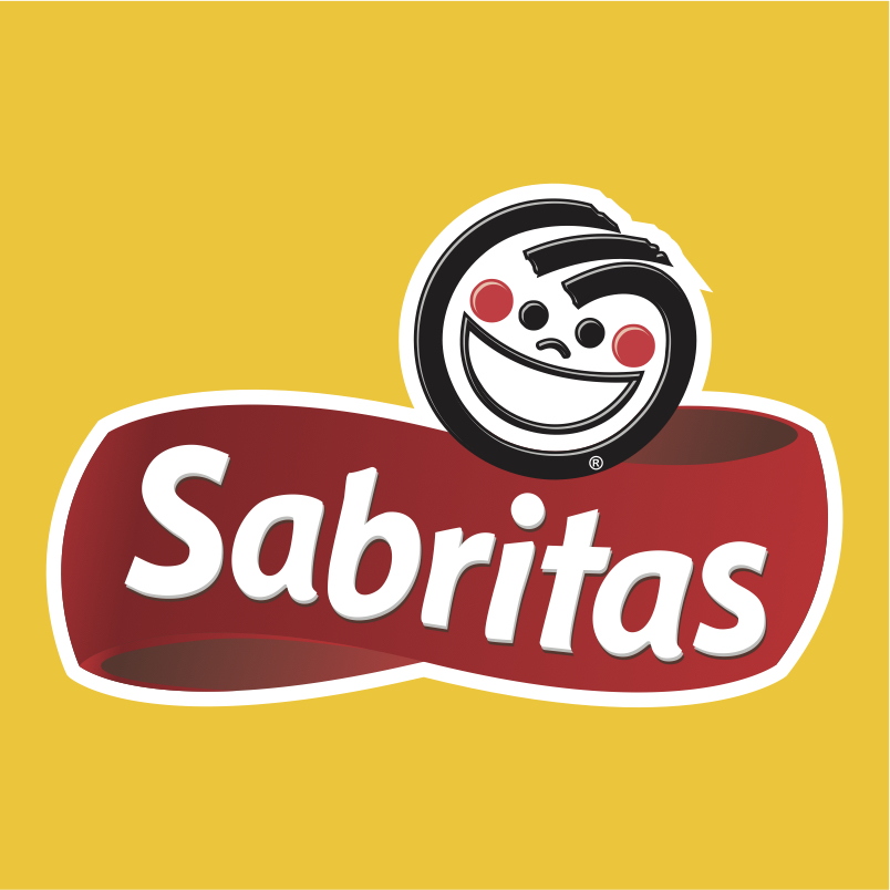 El logo de Sabritas fue creado en 1944 como una representación de la reacción que tiene la gente cuando come las papitas.