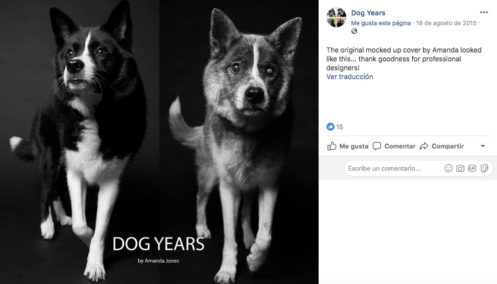 La fotógrafa de perros, Amanda Jones, retrató a un grupo de mascotas cuando eran cachorros para después capturarlos cuando crecieron.