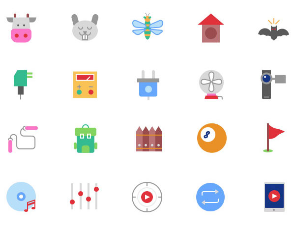 Estos iconos GRATIS son indispensables en tu banco de recursos gráficos. Contirene una gran variedad de categorías como animales, redes sociales, objetos.
