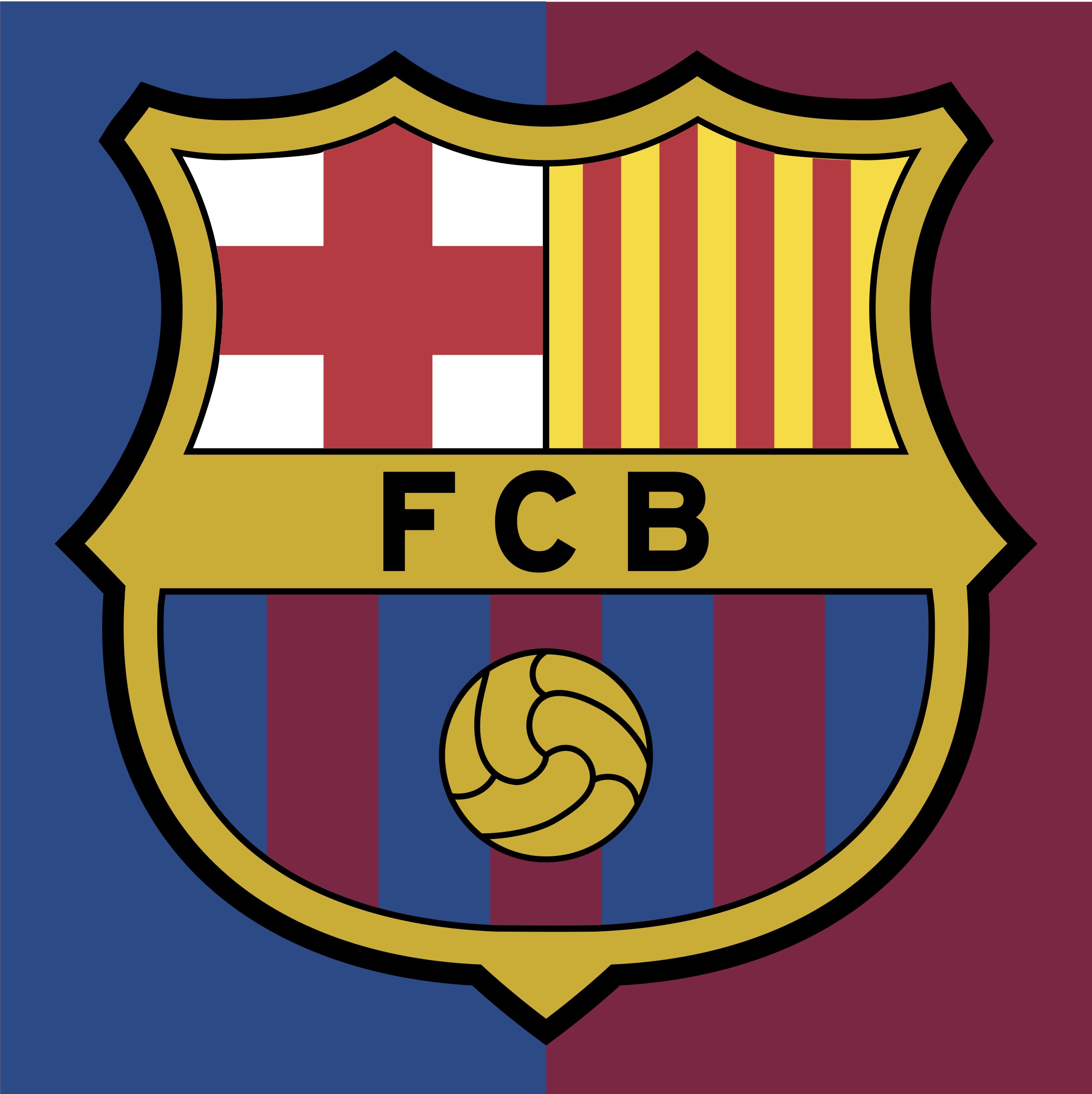 Se cree falsamente que el logo del Barcelona contiene la bandera de Inglaterra, pero en realidad ésta es utilizada en diversas partes por otras razones.