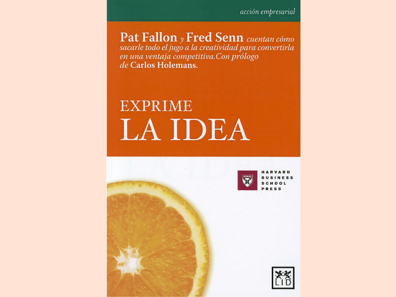 Exprime la Idea es un libro que te dice como aprovechar y plantear un concepto creativo ocurrente y como transformarlo en un proyecto funcional.