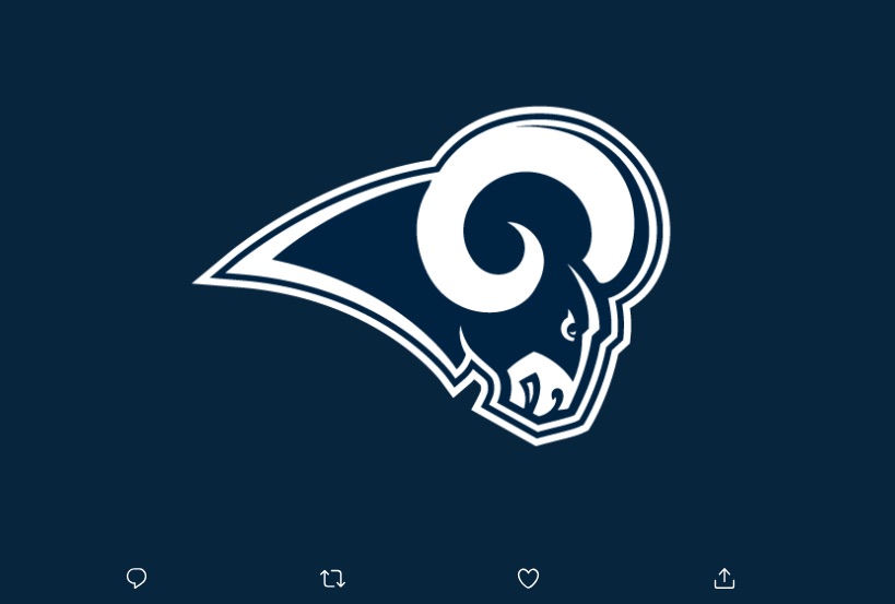 Esta es la evolución de los logos de Los Ángeles Rams conforme cambiaron de sedes en tres ocasiones distintas, hasta la actual.
